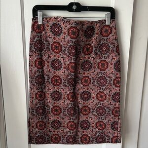 Loft Outlet Floral Patterned Skirt